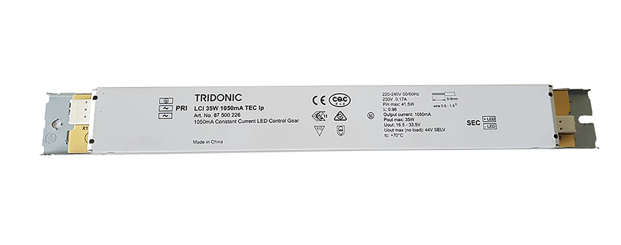 87500226  LCI 35W 1050mA TEC lp TALEXX Constant Current LED Driver